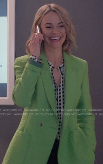 Alice’s green blazer on The L Word Generation Q
