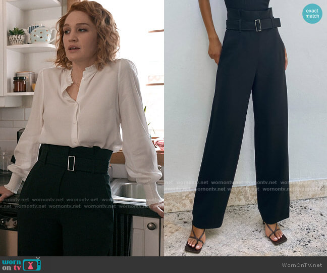 Babaton Power Pant worn by Corinne Dearborn (Hope Lauren) on The Republic of Sarah