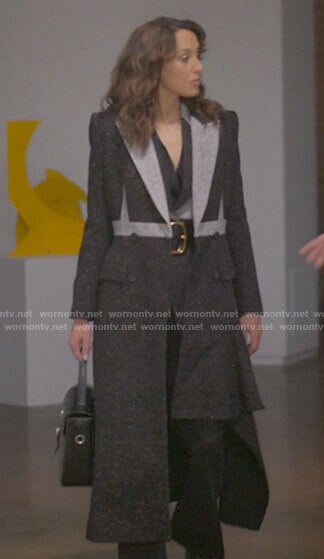 Bette’s long grey coat on The L Word Generation Q