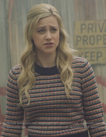 betty’s stripe knit sweater on Riverdale