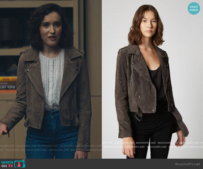 BlankNYC Suede Moto Jacket