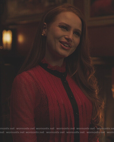 Cheryl’s red lace maxi dress on Riverdale