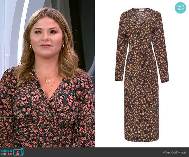 Equipment Guitain silk Dress worn by Jenna Bush Hager on Today