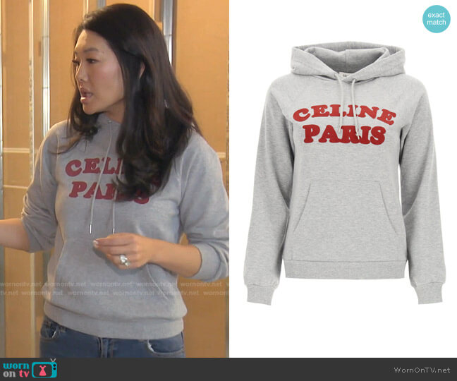 Celine Celine Paris Sweater in Cotton and Cashmere worn by Crystal Kung Minkoff on The Real Housewives of Beverly Hills