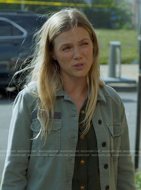 Hailey’s army jacket on Chicago PD