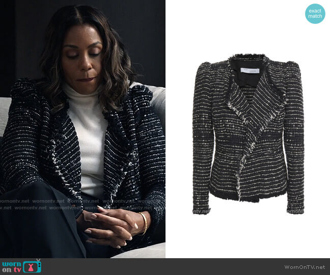IRO Diana Tweed Jacket worn by Mia Jordan (Karen Pittman) on The Morning Show