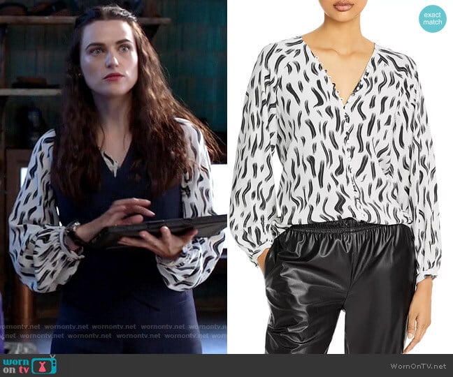 Joie Shariana Top worn by Lena Luthor (Katie McGrath) on Supergirl