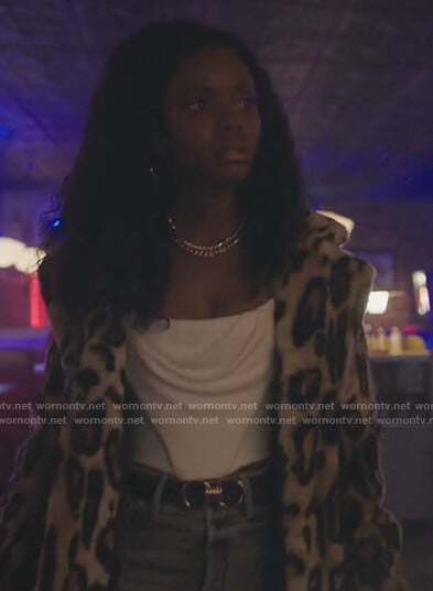 Josie’s white drape cami on Riverdale
