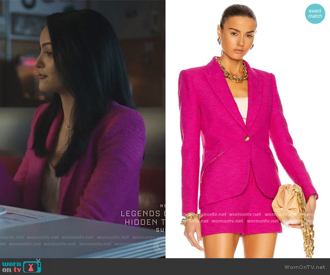 L'Agence Chamberlain Blazer worn by Veronica Lodge (Camila Mendes) on Riverdale