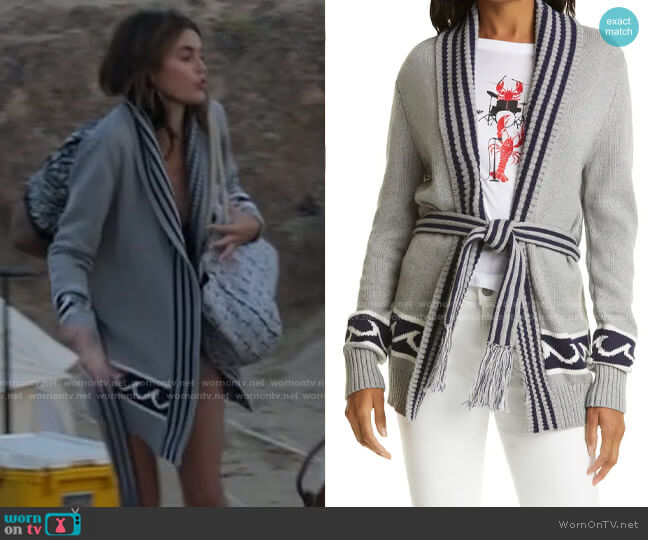 Le Superbe White Caps Cardigan