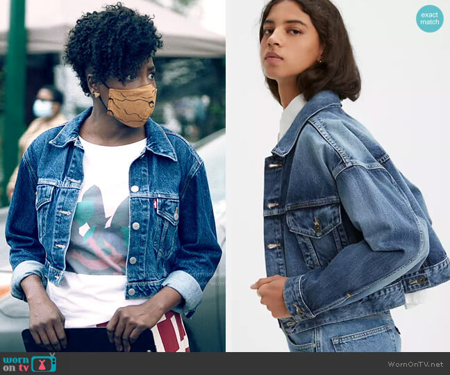 Levis Cropped Trucker Jacket worn by Nova Bordelon (Rutina Wesley) on Queen Sugar