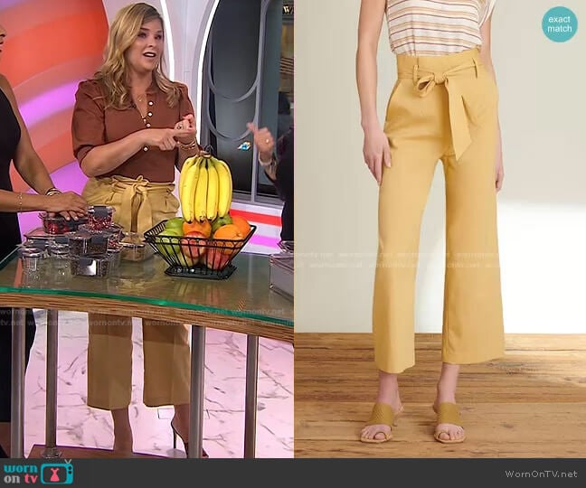 Veronica Beard Elice Pants worn by Jenna Bush Hager on Today