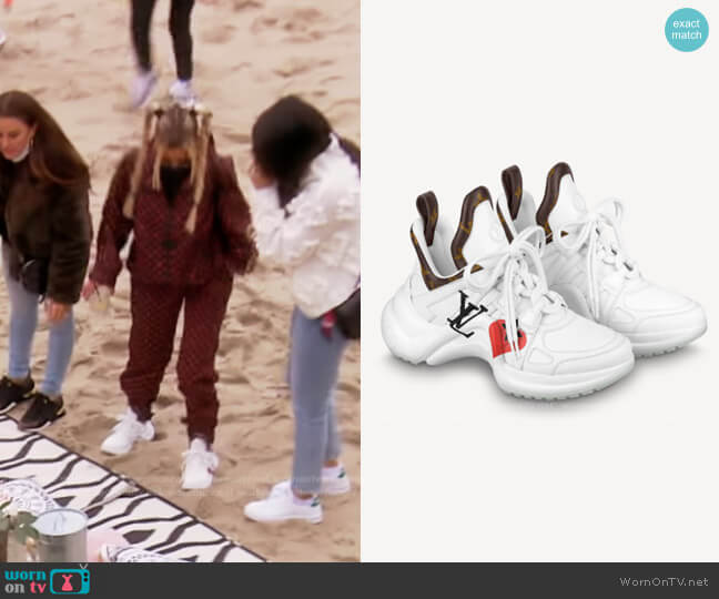 Louis Vuitton Game On LV Archlight Sneaker worn by Dorit Kemsley on The Real Housewives of Beverly Hills