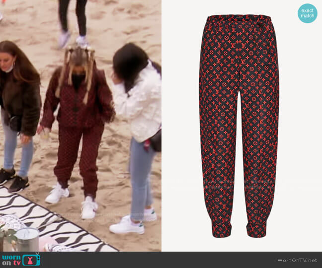 Louis Vuitton Jogging Pants worn by Dorit Kemsley on The Real Housewives of Beverly Hills