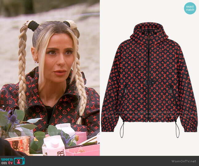 Louis Vuitton Water Repellent Sporty Hooded Parka worn by Dorit Kemsley on The Real Housewives of Beverly Hills