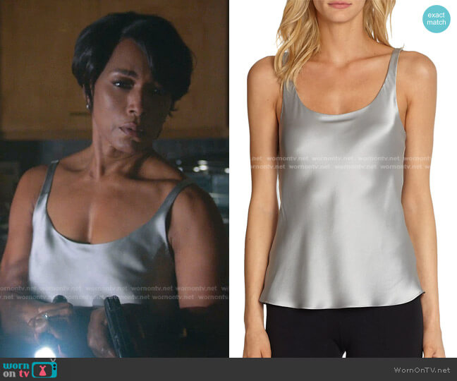 Natori Allure Silk Tank worn by Athena Grant (Angela Bassett) on 9-1-1