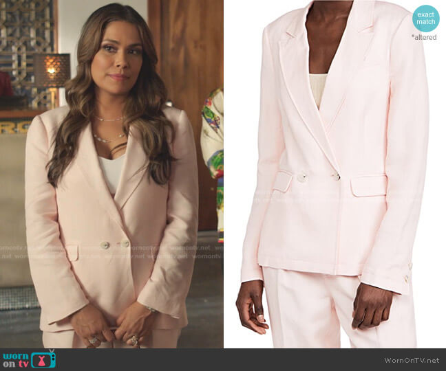 Paige Dawson Blazer worn by Cristal Jennings (Daniella Alonso) on Dynasty