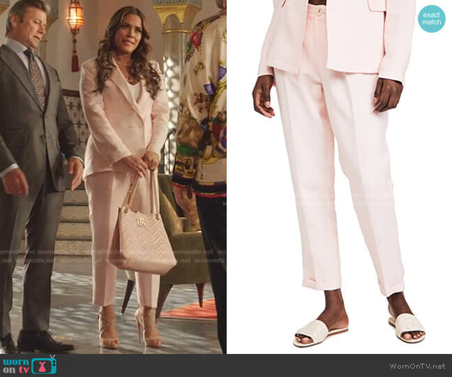 Paige Leema Pants worn by Cristal Jennings (Daniella Alonso) on Dynasty