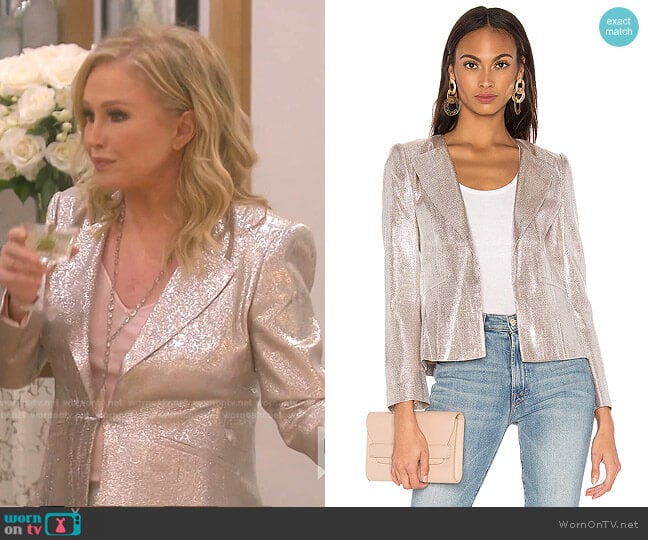 Rachel Zoe Daisy Blazer worn by Kathy Hilton on The Real Housewives of Beverly Hills