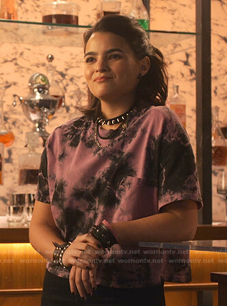 Rory’s pink tie dye tee on Lucifer