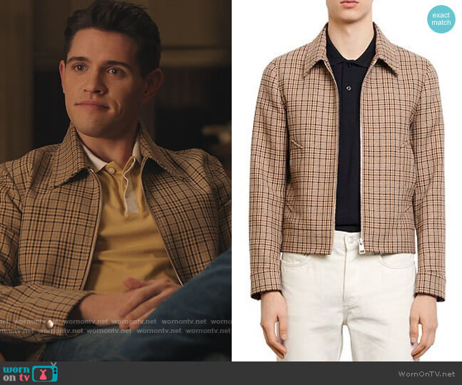 Sandro Carnaby Plaid Jacket