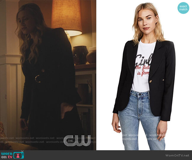 Smythe Duchess Blazer worn by Betty Cooper (Lili Reinhart) on Riverdale