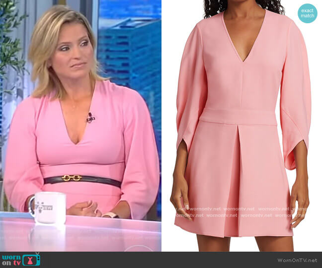 Stella McCartney Maddison Tulip-Sleeve Cocktail Dress worn by Sara Haines on The View