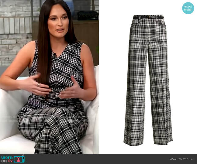 Tanya Taylor Sawyer Plaid Pants