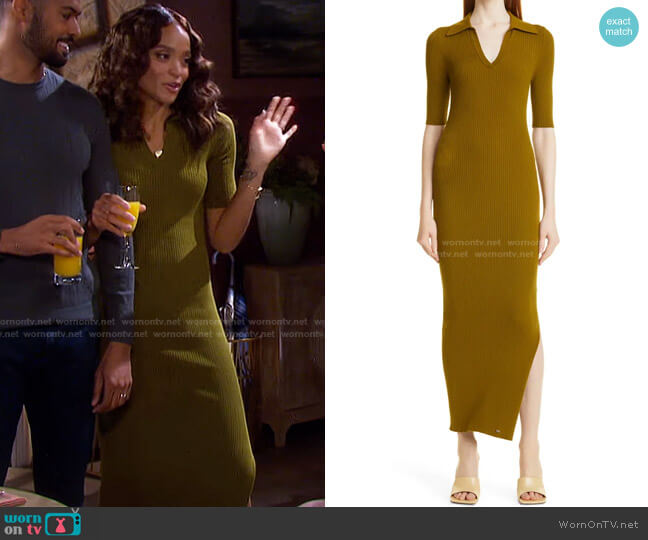Ted Baker Pileepa Polo Midi Dress worn by Lani Price (Sal Stowers) on Days of our Lives