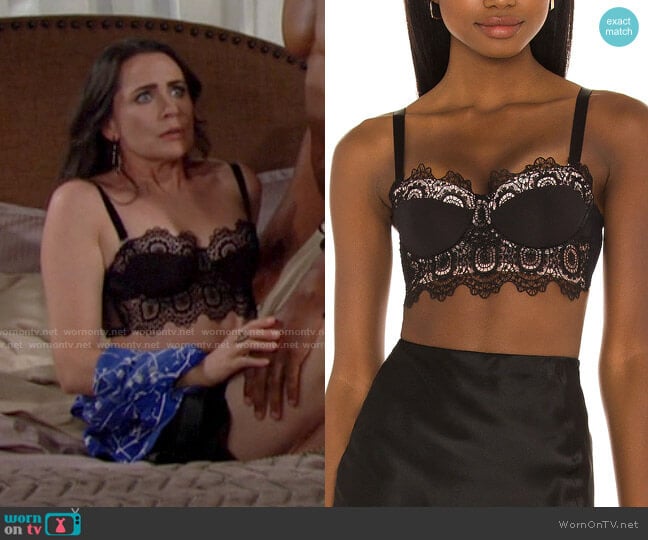 Thistle & Spire Willow Bra worn by Quinn Fuller (Rena Sofer) on The Bold and the Beautiful