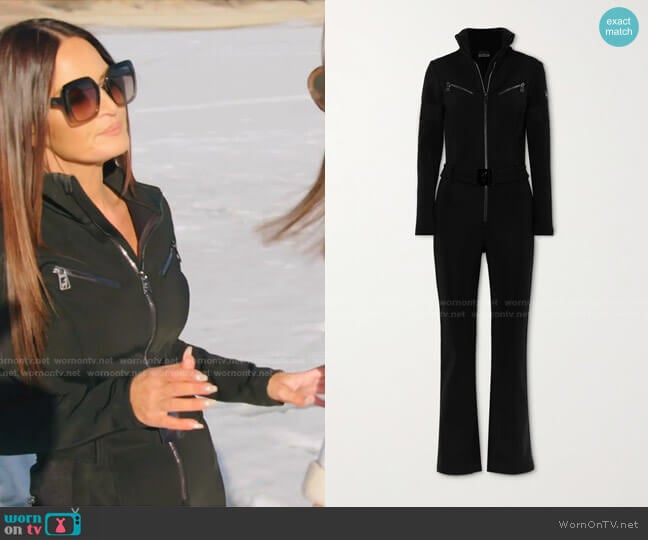 Toni Sailer Lotta Belted Ski Suit worn by Lisa Barlow on The Real Housewives of Salt Lake City