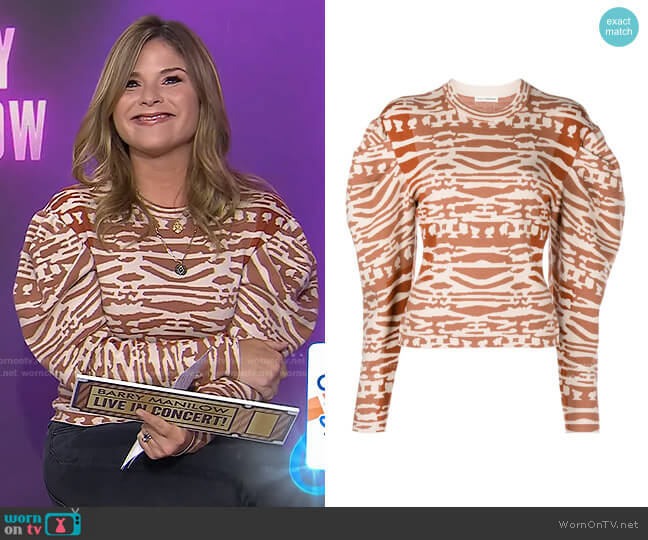 Ulla Johnson Livia Jumper worn by Jenna Bush Hager on Today