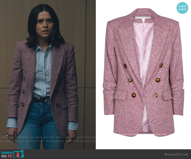 Veronica Beard Beacon Dickey cotton and wool-blend blazer