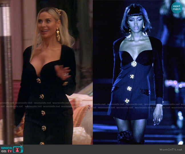 Versace Fall 1991 Collection worn by Dorit Kemsley on The Real Housewives of Beverly Hills