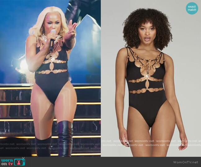 Agent Provocateur Davine Swimsuit worn by Brianna (Eve) on Queens