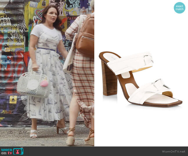 Clarita Sandals Alexandre Birman worn by Charlotte York (Kristin Davis) on And Just Like That