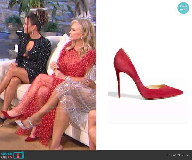 Christian Louboutin Iriza Pumps worn by Kathy Hilton on The Real Housewives of Beverly Hills