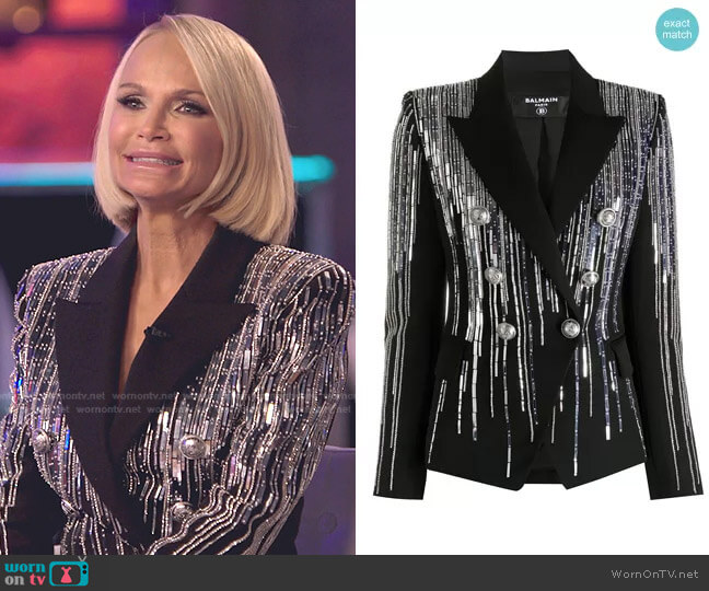 Balmain Embellished Double-Breasted Blazer