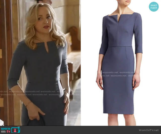 Roland Mouret Etty Dress worn by Marissa Morgan (Geneva Carr) on Bull