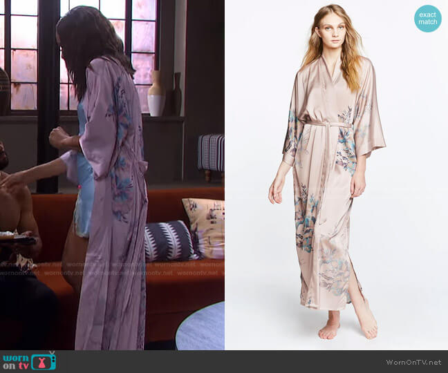 Kim + Ono Fura Kimono Robe worn by Lani Price (Sal Stowers) on Days of our Lives