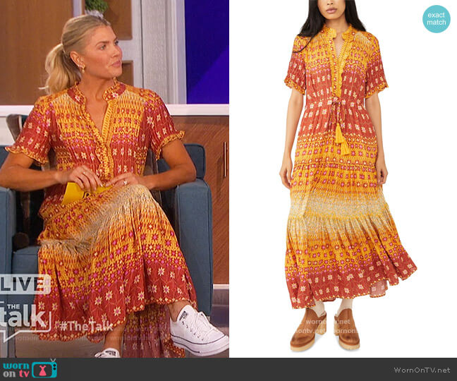 Free People Rare Feeling Maxi Dress worn by Amanda Kloots on The Talk