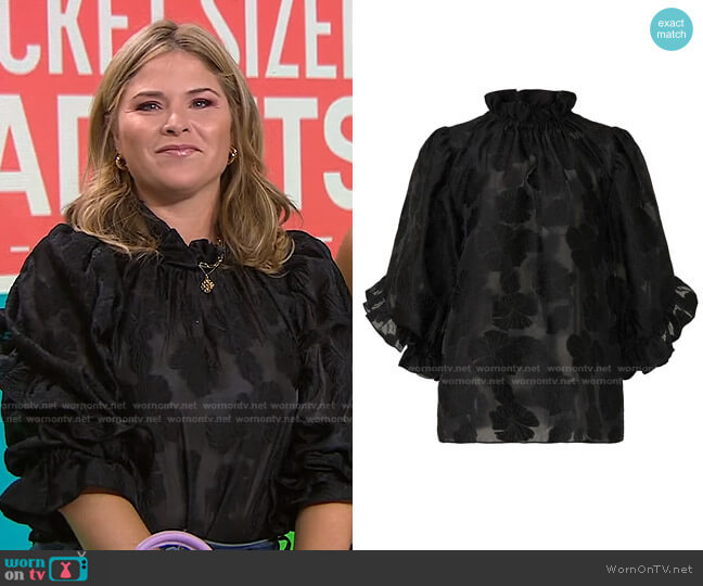 Hofmann Copenhagen Julia Blouse worn by Jenna Bush Hager on Today