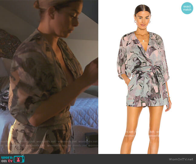 IRO Ceran Romper worn by Robyn Dixon on The Real Housewives of Potomac