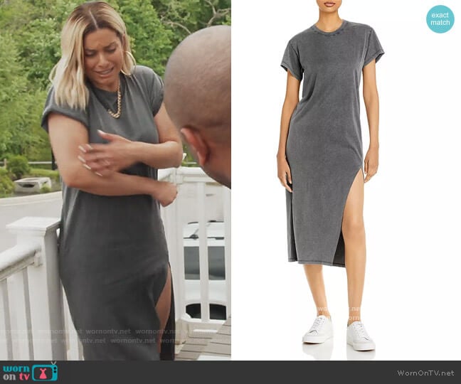 IRO Elisha Tee Shirt Dress worn by Robyn Dixon on The Real Housewives of Potomac
