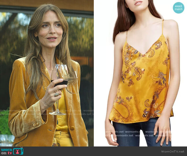 L'Agence Kylee Racer Silk Tank