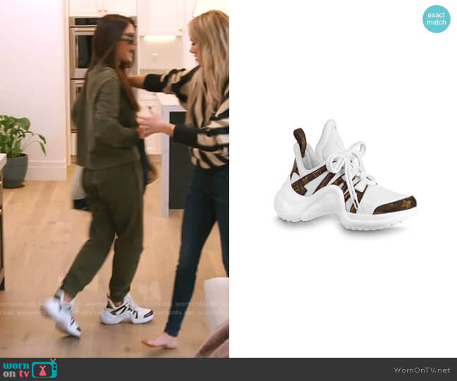 Louis Vuitton LV Archlight Sneaker worn by Lisa Barlow on The Real Housewives of Salt Lake City