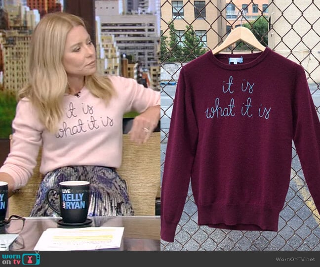 Lingua Franca Custom made worn by Kelly Ripa on Live with Kelly and Mark