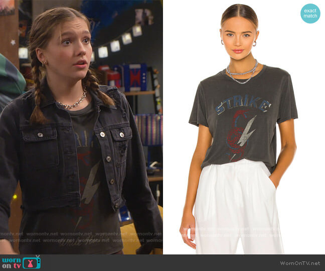 Lovers and Friends Wolf Classic Tee worn by Presley (Jayden Bartels) on Side Hustle