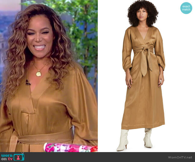 Mara Hoffman Wanetta Dress worn by Sunny Hostin on The View