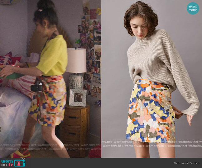 Maeve Maeve Sigourney Mini Skirt worn by Claudia Kishi (Momona Tamada) on The Baby-Sitters Club